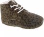 Little Indians Babyschoenen High Top Leopard Bruin - Thumbnail 2