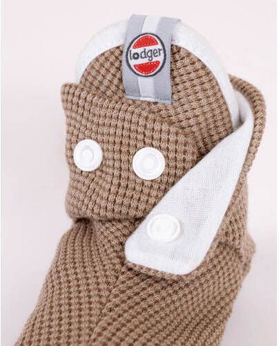 Lodger baby slofjes Ciumbelle Beige Bruin Jongens Meisjes Katoen Effen 1