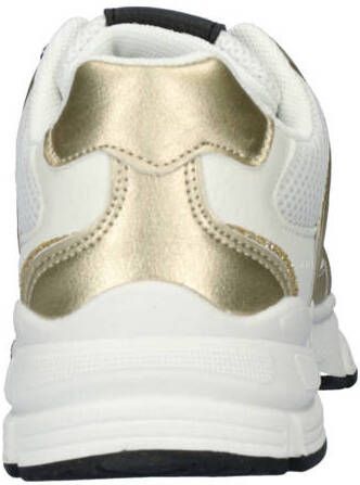 Nelson Kids chunky sneakers wit goud Meisjes Nylon Meerkleurig 32