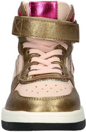 Nelson Kids sneakers goud Meisjes Imitatieleer Meerkleurig 34