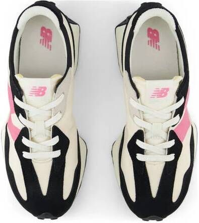 New Balance 327 sneakers zwart wit roze Jongens Meisjes Nylon Meerkleurig 38