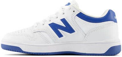 New Balance 480 V1 sneakers wit kobaltblauw Jongens Meisjes Imitatieleer 28