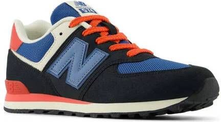 New Balance 574 sneakers antraciet rood blauw Grijs Jongens Meisjes Suede 38