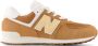 New Balance 574 sneakers bruin wit Jongens Meisjes Suede Meerkleurig 36 - Thumbnail 2