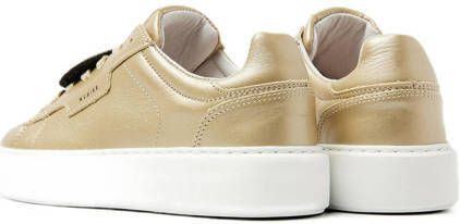 Nubikk leren sneakers goud metallic Meisjes Leer Effen 28