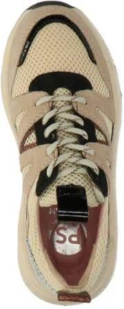 PS Poelman leren sneakers beige zwart Meisjes Leer 31