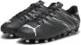 Puma Attacanto FG AG Junior voetbalschoenen zwart wit Imitatieleer 28 - Thumbnail 2