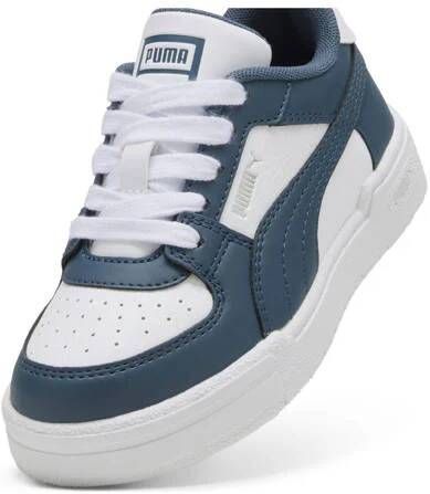 Puma California sneakers wit grijsblauw Imitatieleer Effen 28