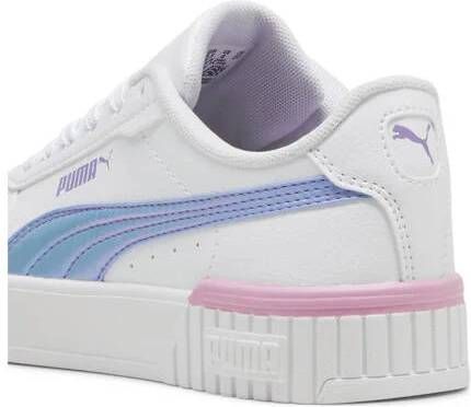 Puma Carina 2.0 Bouncy sky sneakers wit lila Jongens Meisjes Meerkleurig 37