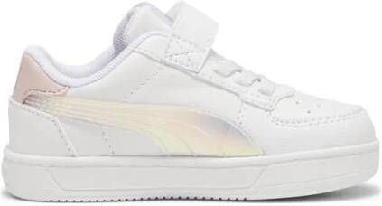 Puma Caven 2.0 Holo 2.0 sneakers wit lila zilverkleurig Jongens Meisjes Imitatieleer 27