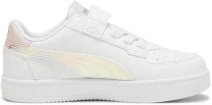 Puma Caven 2.0 Holo 2.1 sneakers wit lila zilverkleurig Jongens Meisjes 28