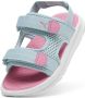 Puma Evolve sandalen turquoise roze Blauw Jongens Meisjes Mesh Meerkleurig 34.5 Sneakers - Thumbnail 2