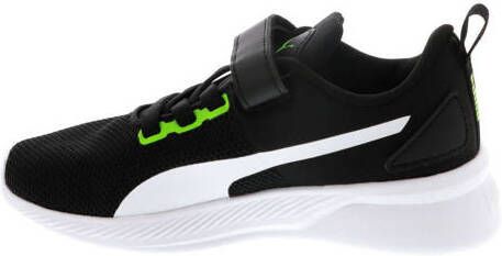 Puma Flyer Runner V PS sneakers zwart geel wit Jongens Mesh Meerkleurig 28