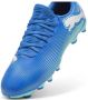 Puma Future 7 Play voetbalschoenen kobaltblauw mintgroen wit Imitatieleer 34 - Thumbnail 3