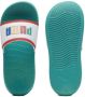 Puma Popcat 20 Jr. badslippers groen wit rood Rubber Logo 34.5 - Thumbnail 2