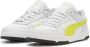 Puma RBD game Low leren sneakers lichtgrijs geel zwart Leer 35.5 - Thumbnail 3