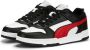 Puma RBD game Low leren sneakers wit Zwart Leer Effen 38 - Thumbnail 4