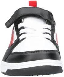 Puma Rebound v6 Low sneakers wit rood zwart Jongens Meisjes Imitatieleer 33