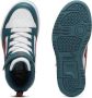 Puma Rebound v6 Mid sneakers groen ecru rood Imitatieleer 28 - Thumbnail 2