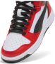 Puma Rebound V6 Mid Jr White Black for All Time Red Fashion sneakers Schoenen weiß maat: 37.5 beschikbare maaten:36 37.5 38.5 39 - Thumbnail 5