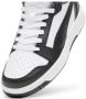 Puma Rebound V6 Mid Jr White Black shadow Gray (gs) Fashion sneakers Schoenen weiß maat: 37.5 beschikbare maaten:37.5 38.5 39 - Thumbnail 4