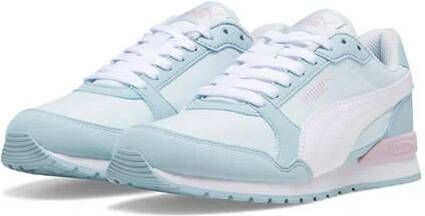 Puma ST Runner V3 sneakers lichtblauw wit turquoise Jongens Meisjes Imitatieleer 37