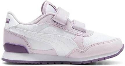 Puma ST Runner V3 V sneakers wit lila paars Jongens Meisjes Mesh 28