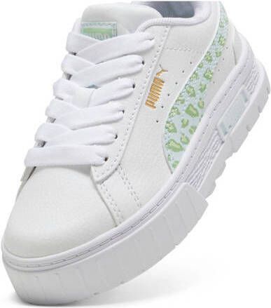 Puma Wild sneakers wit lichtgroen Meisjes Imitatieleer Logo 28