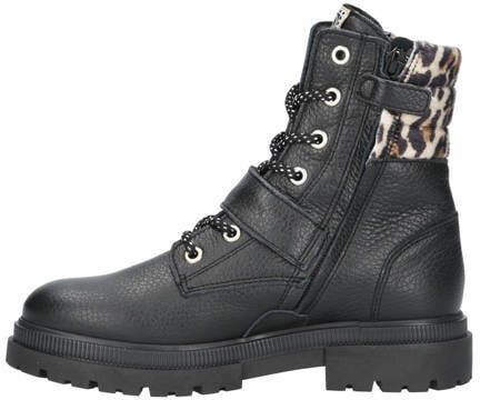 Red Rag leren veterboots zwart Meisjes Leer Meerkleurig 32