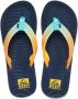 Reef Kids Ahi Sun and Ocean teenslippers blauw oranje - Thumbnail 1