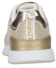 Replay Maze Jr sneakers beige goud Meisjes Imitatieleer Meerkleurig 28