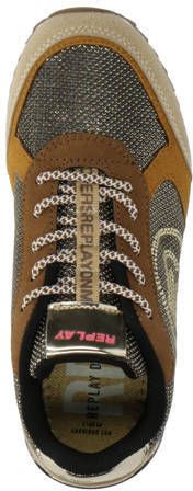 Replay Penny sneakers beige bruin goud Meisjes Imitatieleer Meerkleurig 36