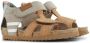 Shoesme leren sandalen grijs cognac Bruin Jongens Leer Meerkleurig 25 - Thumbnail 4