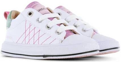 Shoesme leren sneakers wit roze Meisjes Leer Meerkleurig 23 - Foto 2