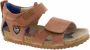 Shoesme BI21S096-A leren sandalen cognac Bruin Jongens Suede Effen 26 - Thumbnail 4