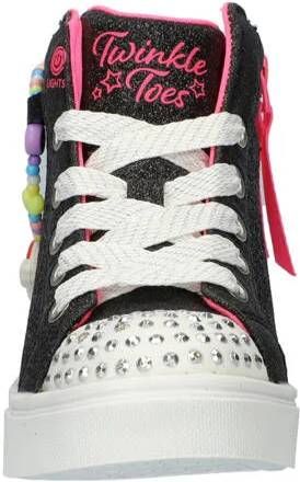 Skechers S-Lights Twinkle Charms Bestie sneakers met lichtjes zwart Meisjes Imitatieleer 27