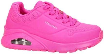 Skechers Uno sneakers roze Meisjes Imitatieleer Effen 29