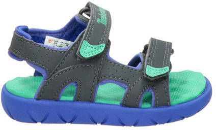 Timberland Perkins Row sandalen grijs blauw Jongens Imitatieleer Meerkleurig 22