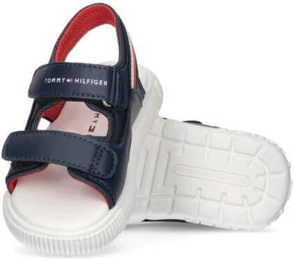 Tommy Hilfiger sandalen donkerblauw Jongens Imitatieleer Logo 24