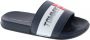 Tommy Hilfiger Badslippers FLAG PRINT POOL SLIDE met logo-opschrift op de hiel - Thumbnail 3