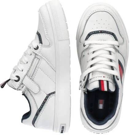 Tommy Hilfiger sneakers wit Jongens Imitatieleer Meerkleurig 34