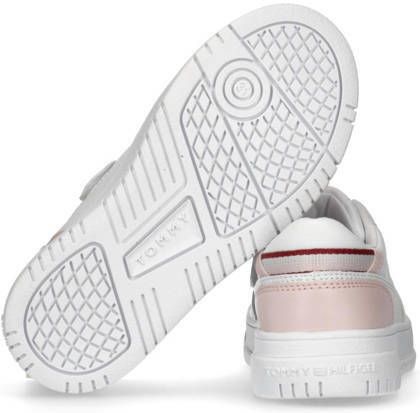 Tommy Hilfiger sneakers wit roze Meisjes Imitatieleer Meerkleurig 36 - Foto 2