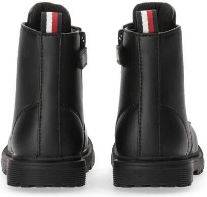 Tommy Hilfiger veterboots zwart Meisjes Polyester Effen 24