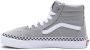 Vans SK8-Hi Checkerboard Foxing sneakers grijs Suede Meerkleurig 33 - Thumbnail 2