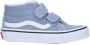 Vans SK8-Mid Reissue V sneakers lichtblauw wit Canvas Effen 27 - Thumbnail 1