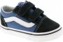 Vans Old Skool sneakers donkerblauw wit Jongens Canvas Meerkleurig 34 - Thumbnail 6