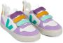 Veja Small V-10 leren sneakers lila multi Meisjes Leer Meerkleurig 23 - Thumbnail 2