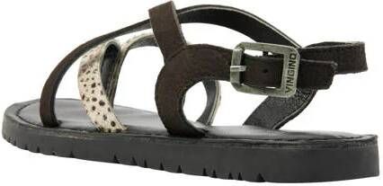 VINGINO Coco leren sandalen met dierenprint zwart wit Meisjes Leer Dierenprint 30