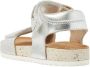 VINGINO Demi ll leren sandalen zilver Meisjes Leer Effen 24 - Thumbnail 2