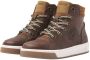 VINGINO Duncan Mid leren sneakers bruin Jongens Leer Meerkleurig 28 - Thumbnail 5